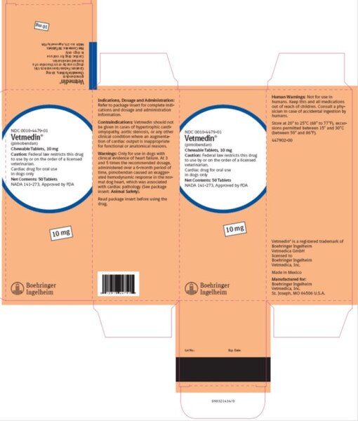 VETMEDIN CHEW 10MG TAB 50