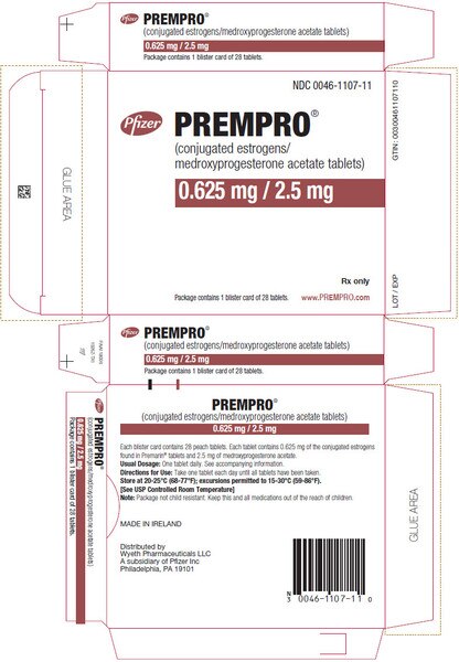 PREMPRO 0.625/2.5MG TAB 28