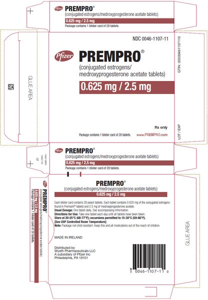 PREMPRO 0.625/2.5MG TAB 28