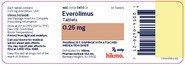 Everolimus 0.25MG 00054-0470-21