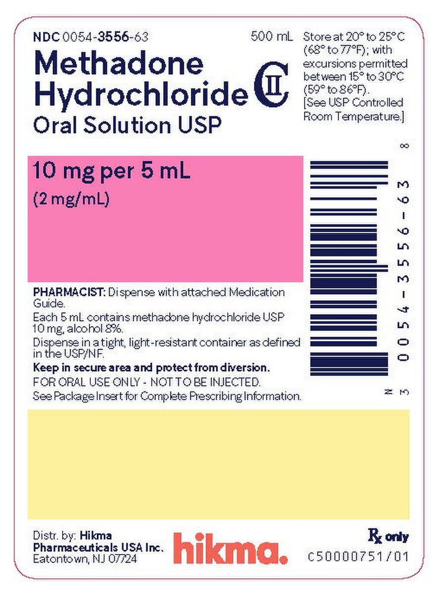 METHADONE HCL 10MG/5ML SOL 500ML
