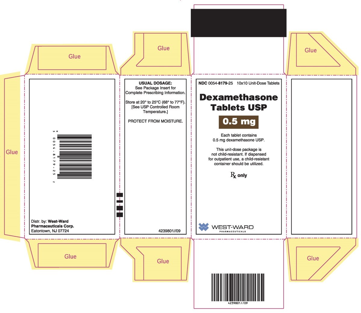 DEXAMETHASONE 0.5MG TAB 100 UD