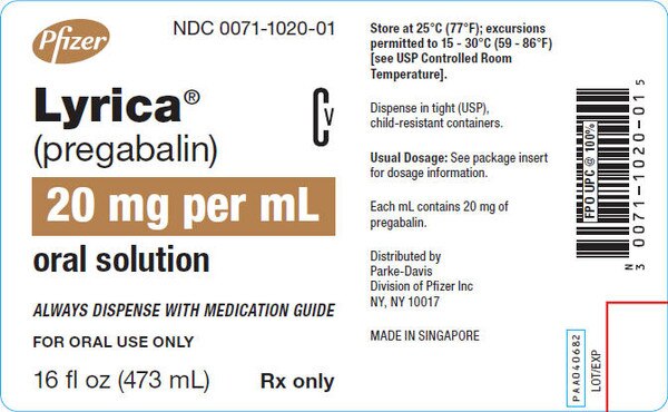 LYRICA 20MG/ML SOL 16 OZ