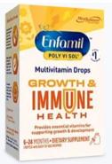Poly-Vi-Sol Pediatric Multivitamin Supplement, Vitamin A 1,500 IU, Oral Drops — 00087040203
