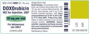 Doxorubicin HCl 10MG 00143909201