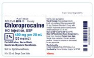 Chloroprocaine Hydroc 00143-9209-10