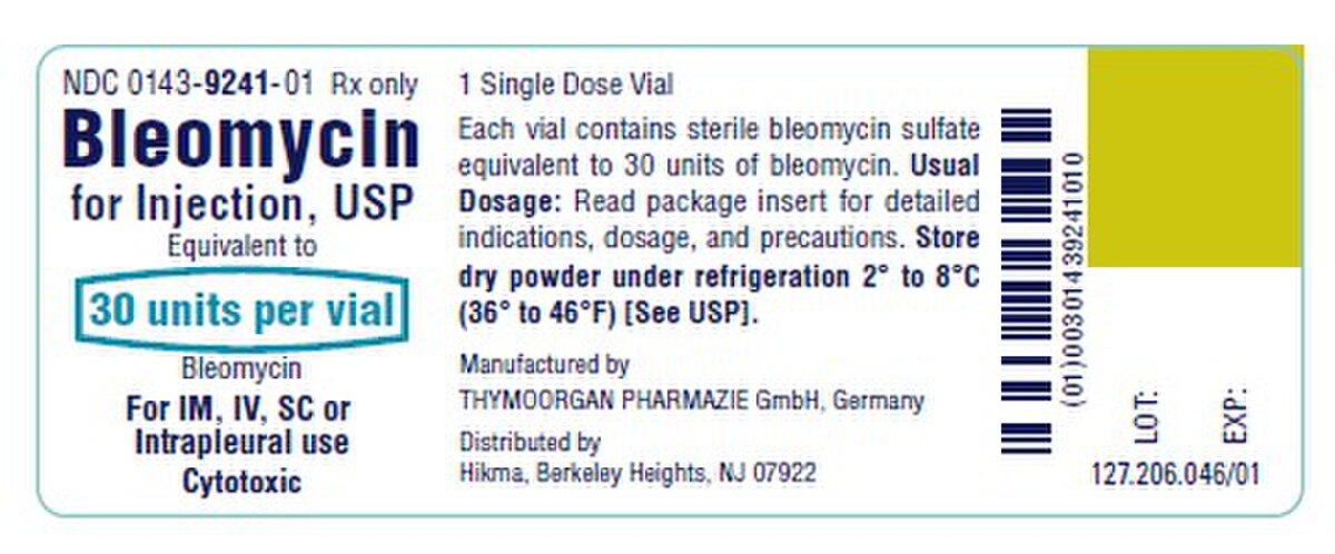 Bleomycin 30UN 00143924101