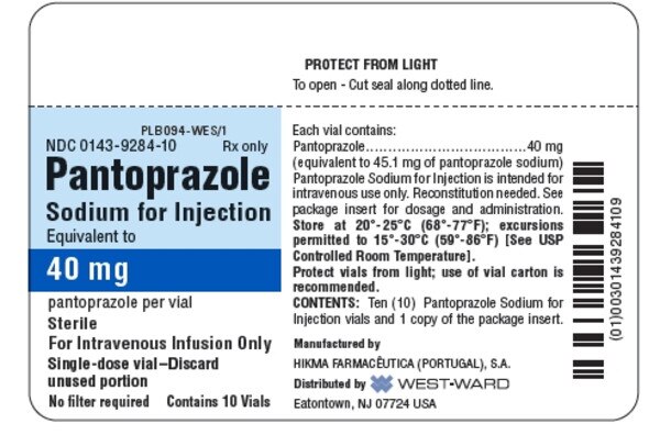 PANTOPRAZOLE SODIUM 40MG SDV 10