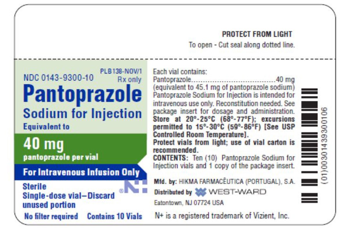 Pantoprazole Sodium 00143930010