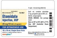Etomidate — 2MG/ML, Injection, carton of 10 × 10 mL vials