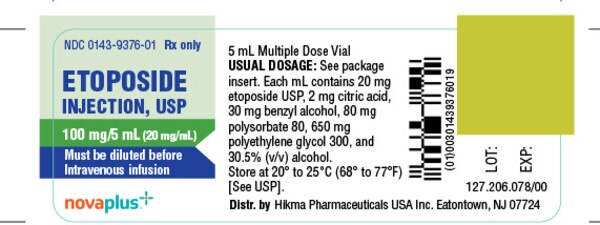 ETOPOSIDE 20MG/ML VL 6ML