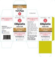 CISplatin — 100MG, Injection, carton of 1 × 100 mL vial