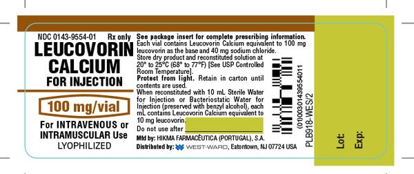 LEUCOVORIN CALCIUM 100MG VL 20ML