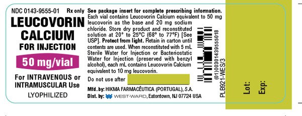 LEUCOVORIN CALCIUM 50MG VL 10 ML
