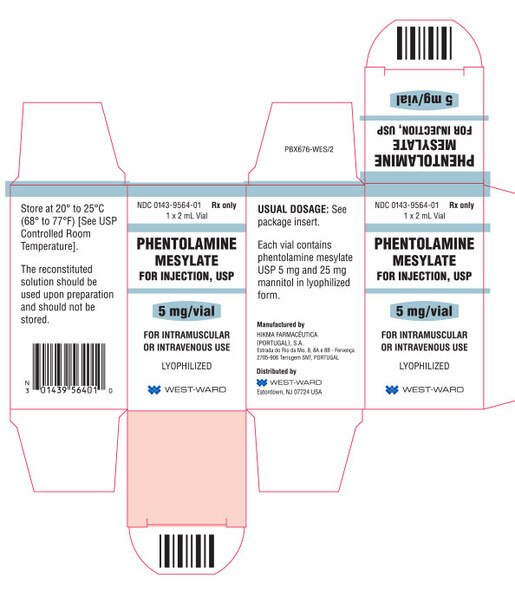 PHENTOLAMINE MESYLATE INJ 5MG VL 2ML