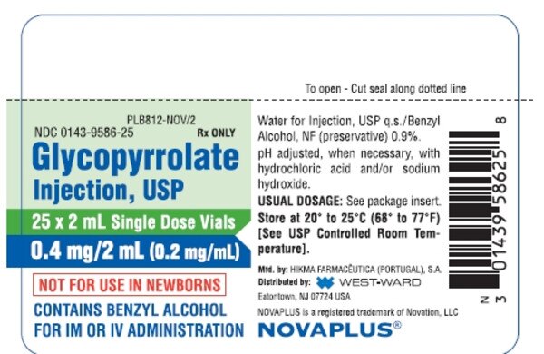 GLYCOPYRROLATE 0.2MG/ML 25X2ML
