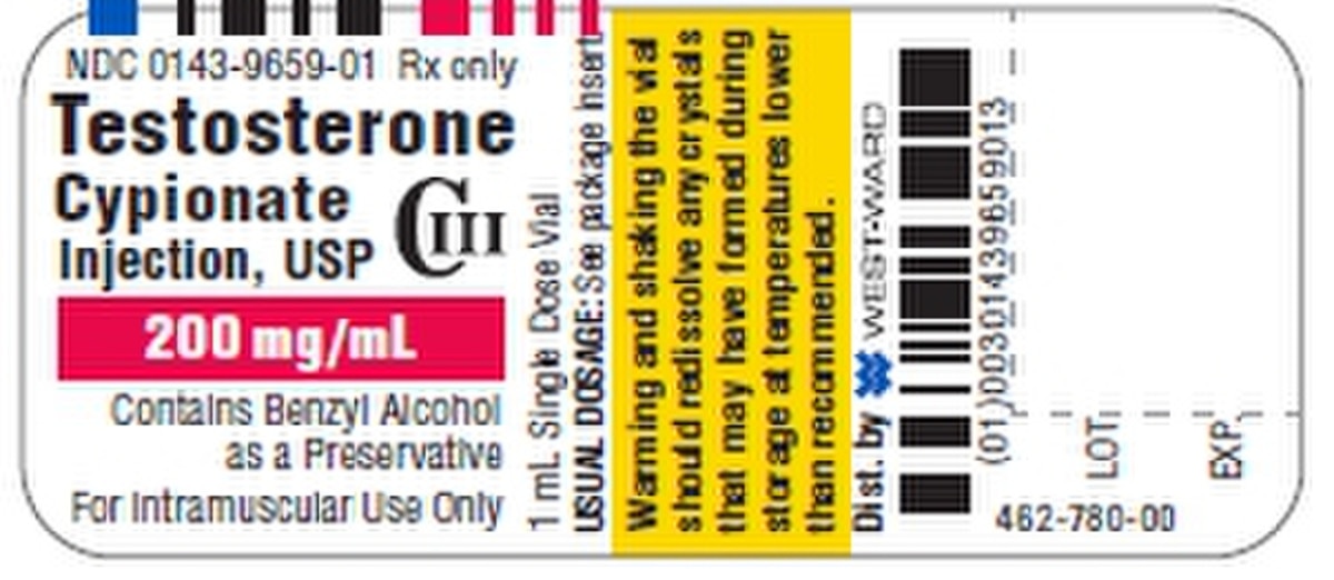 TESTOSTERONE CYPION 200MG VL 1ML