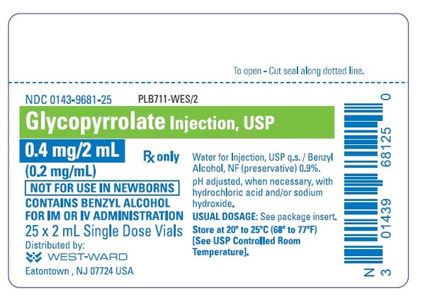 GLYCOPYRROLATE 0.2MG/ML SDV 25X2ML