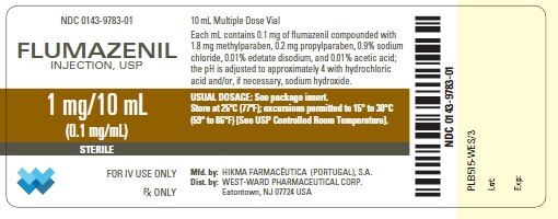 FLUMAZENIL 0.1MG/ML VL 10ML EA - HIKMA PHARMACEUTICALS USA INC