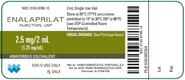 Enalaprilat — 1.25MG/ML, Injection, carton of 10 × 2 mL vials