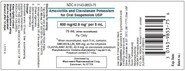 Amoxicillin and Clavulanate Potassium — 600MG/5ML, Suspension, 1 × 75 mL bottle