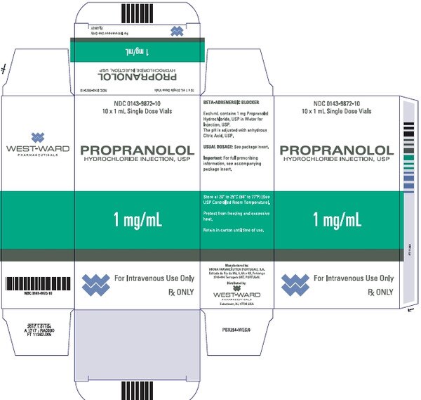 PROPRANOLOL HCL 1MG SDV 10X1ML