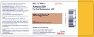 Amoxicillin — 125MG-5ML, Powder for suspension, 1 × 100 mL bottle