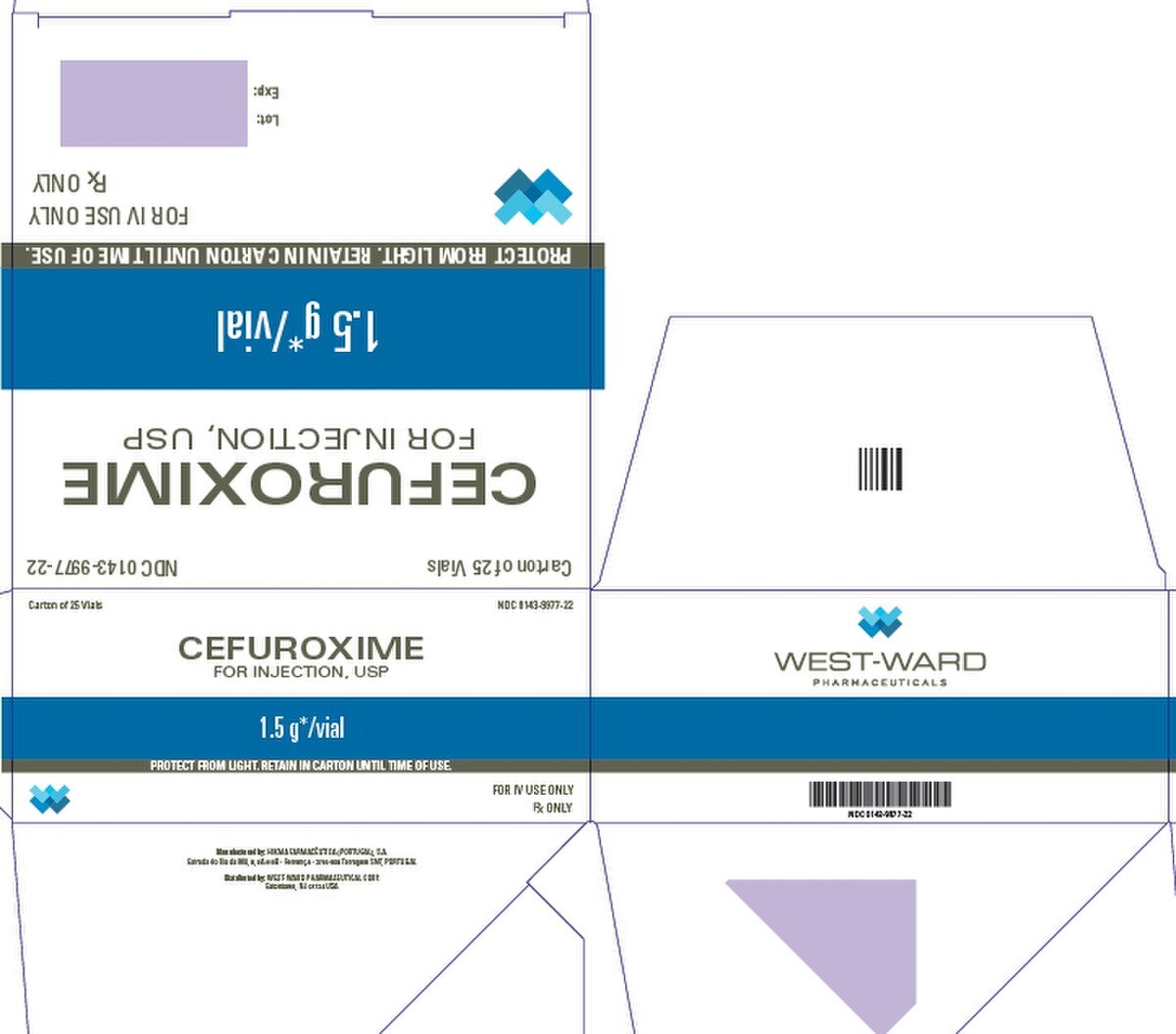 CEFUROXIME 1.5GM VL 25