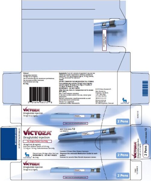 VICTOZA PEN 6MG/ML 2X3ML NOVO NORDISK INC.