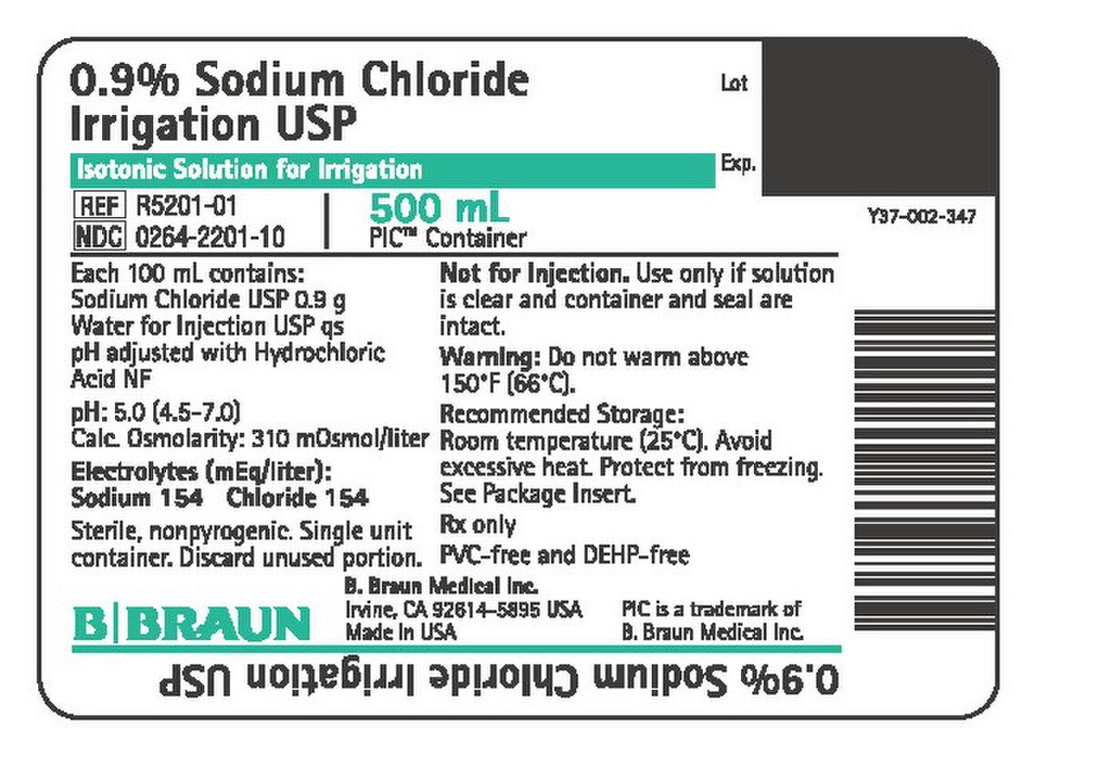 Sodium Chloride 0.9% Irrigation Solution, 500 mL Container, 16 Containers/Pack