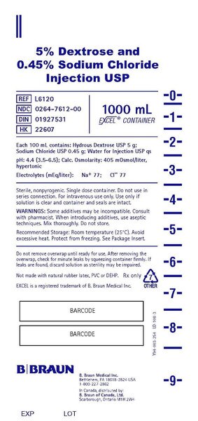 DEXTROSE-NACL 5-0.45% BAG 12X1000ML