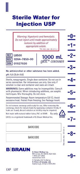 STERILE WATER INJ 12X1000ML