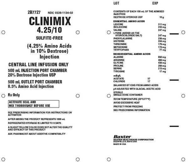CLINIMIX 4.25-10% BAG 6X1000ML