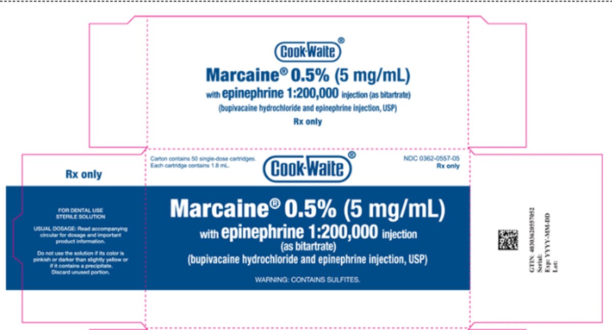 Marcaine 00362055705CS