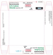 Bacteriostatic Sodium Chloride 0.9% Injection, 30 mL Multi-Dose Vial, 25 Vials/Pack