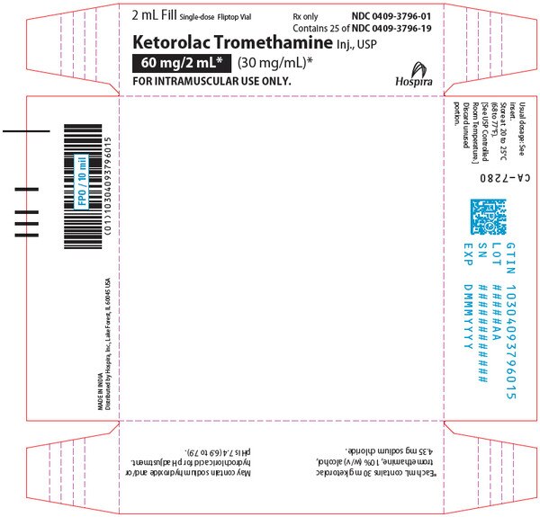 KETOROLAC 60MG VL 25X2ML