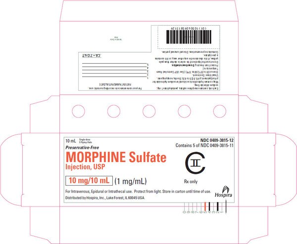 MORPHINE SULFATE PF 1MG/ML 5X10ML
