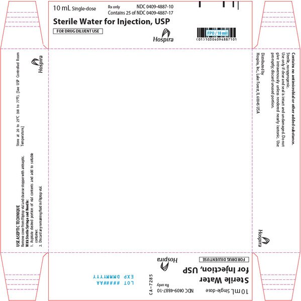 STERILE WATER FOR INJECTION FTV 25X10ML