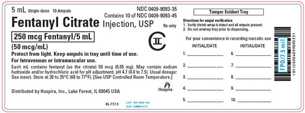 FENTANYL CIT 0.05MG/ML AMP 10X5ML