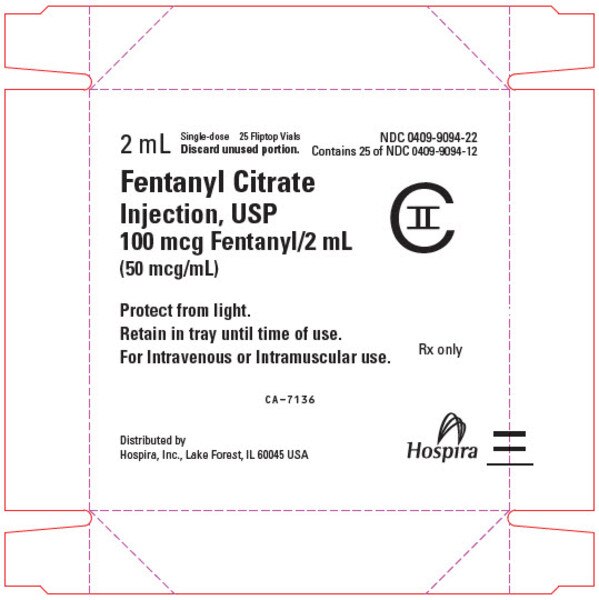 FENTANYL CITRATE 50MCG/ML VL 25X2ML