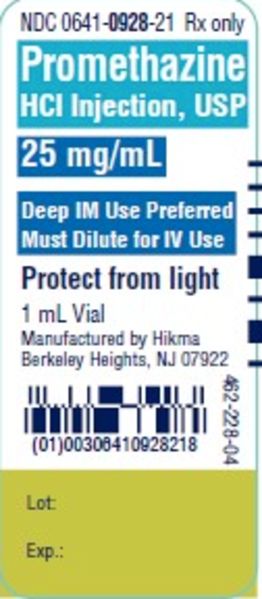 Promethazine HCl 00641092821