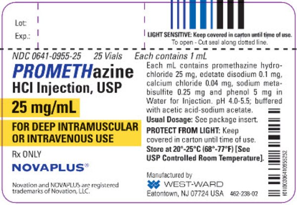 PROMETHAZINE HCL 25MG/ML VL 25X1ML