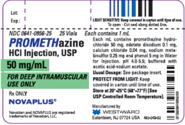 PROMETHAZINE HCL 50MG/ML VL 25X1ML