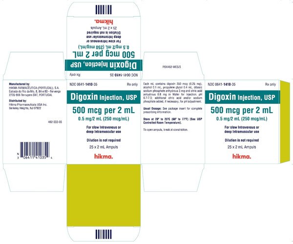 Digoxin 500MCG/2ML 00641-1410-35