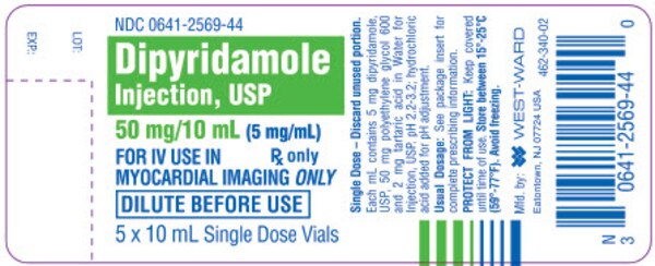 DIPYRIDAMOLE 5MG-ML VL 5X10ML