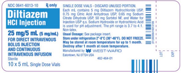 DILTIAZEM 5MG/ML SDV 10X5ML