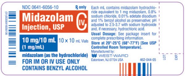 MIDAZOLAM HCL 10MG/10ML VL 10X10ML