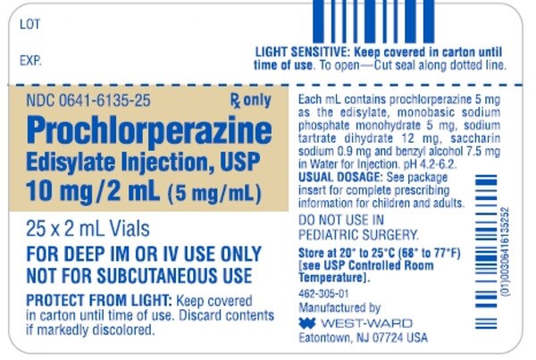 PROCHLORPERAZINE EDISY 10MG VL 25X2ML