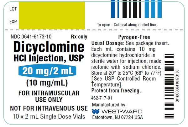 DICYCLOMINE HCL 20MG-2ML SDV 10X2ML