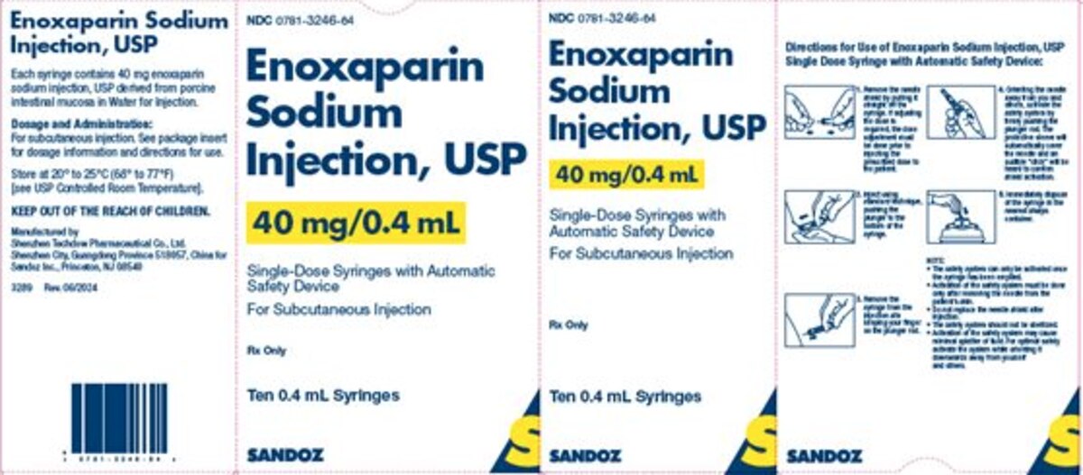 ENOXAPARIN SOD 40MG PFS 10X0.4ML